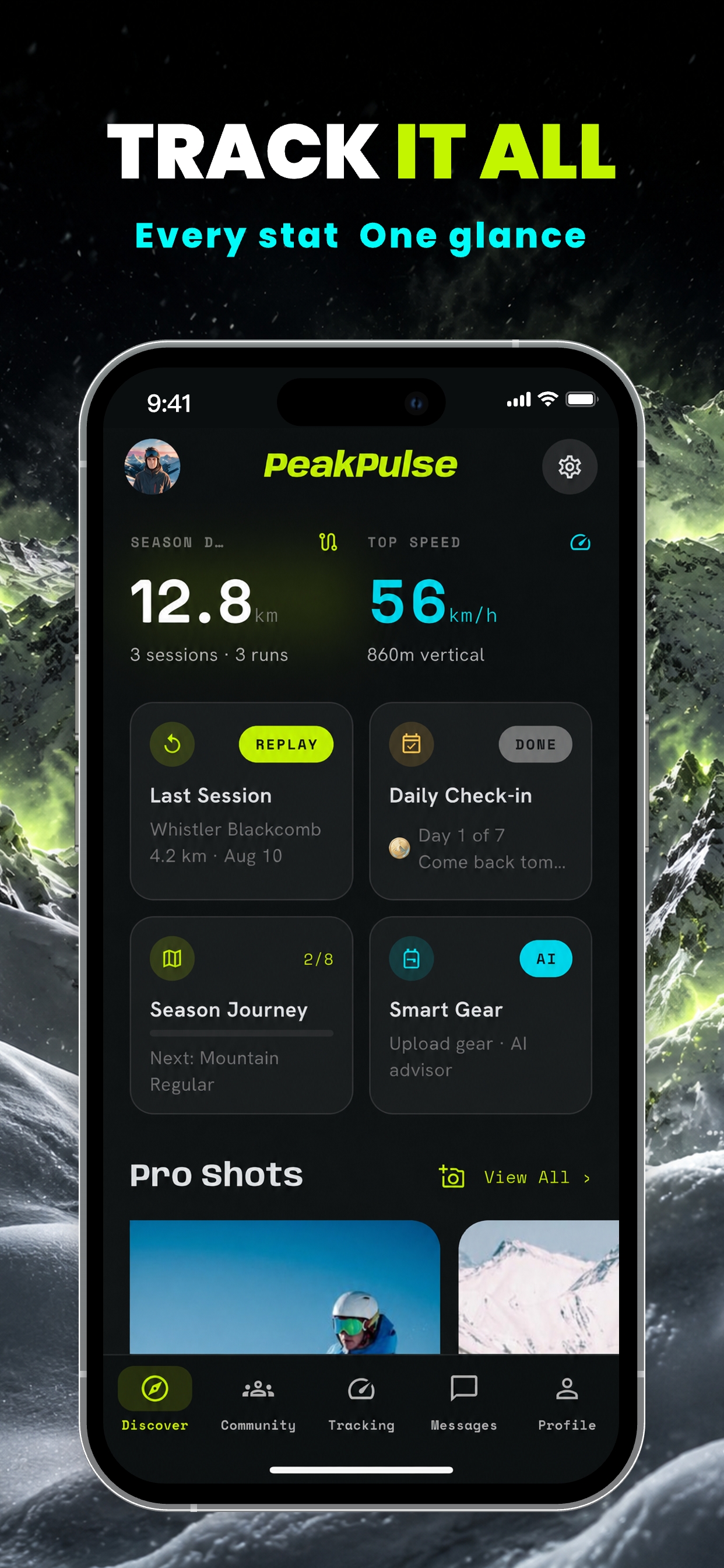GPS run tracking